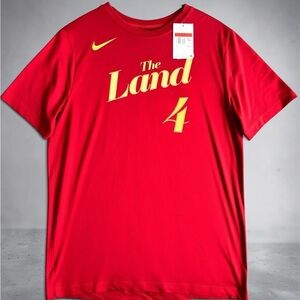 Nike Cleveland Cavaliers Evan Mobley #4 Red T-Shirt Men’s Large NBA
